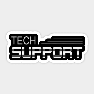 Tech Support Sticker